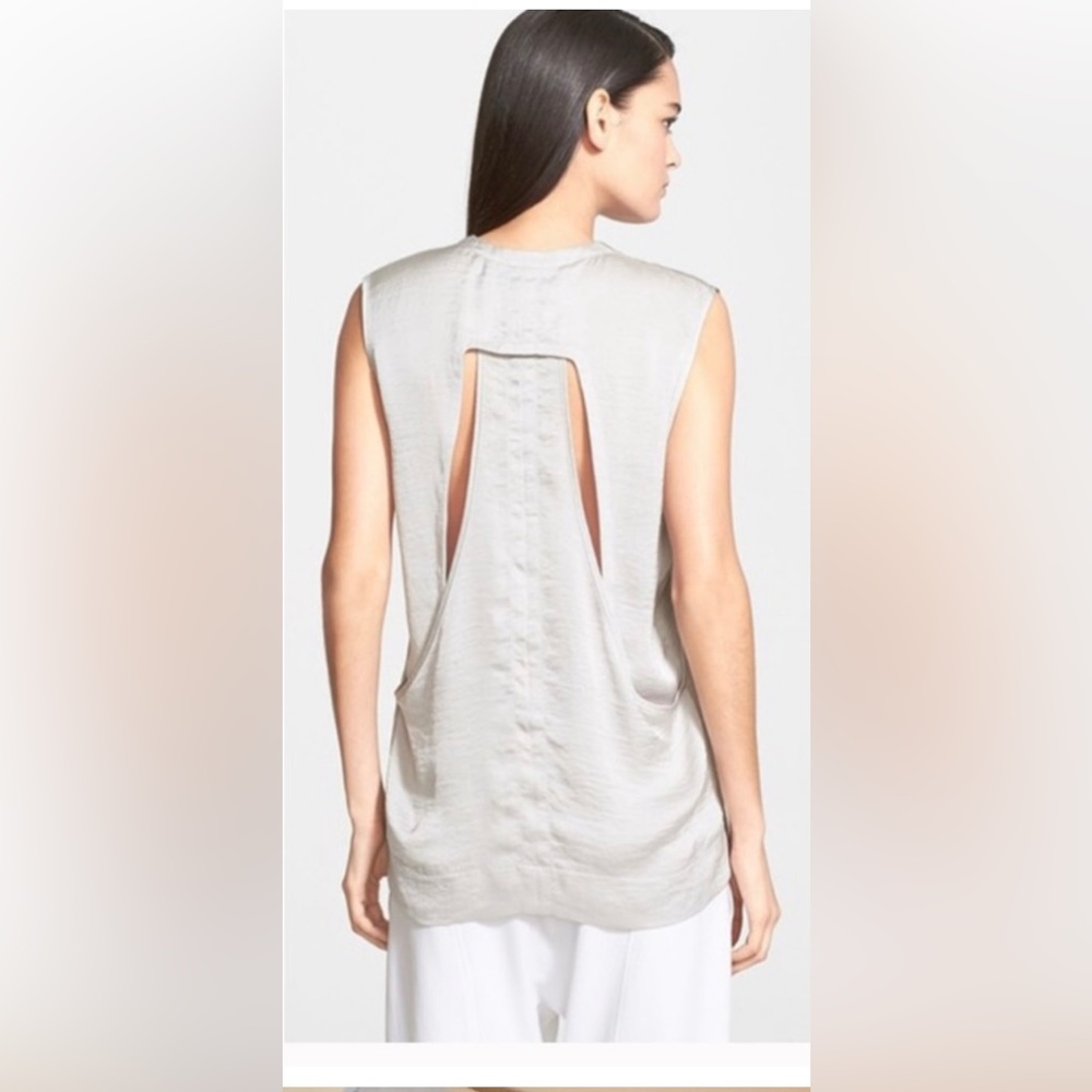 Helmut Lang Chroma Top in Pearl open back size large perfect condition